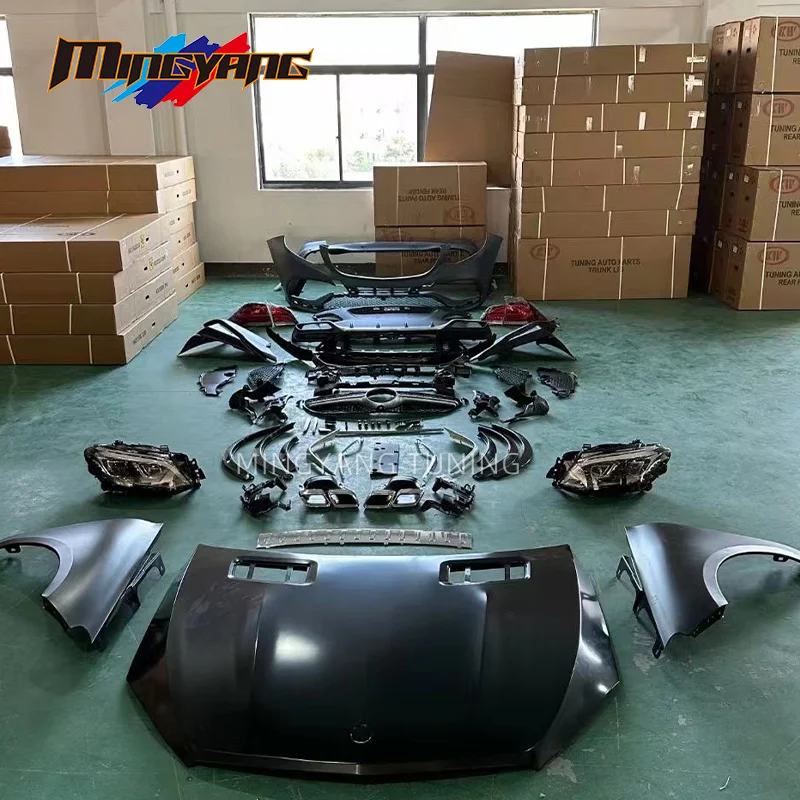 Ml W164 05-12 Upgrade To Gle W166 16-19 Amg 63 Facelift Bodykit Car ...