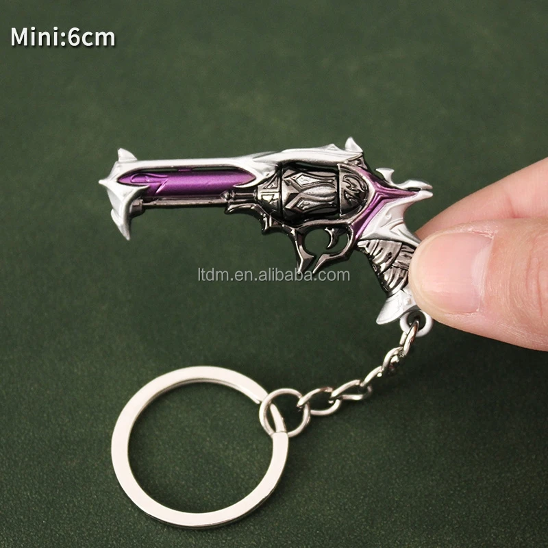 Most Popular New Products 9cm Keychain Valorant Knife Zinc Alloy