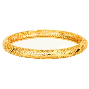 Dubai 24k Gold Bracelet Ladies' Wedding Fashion Jewelry Set