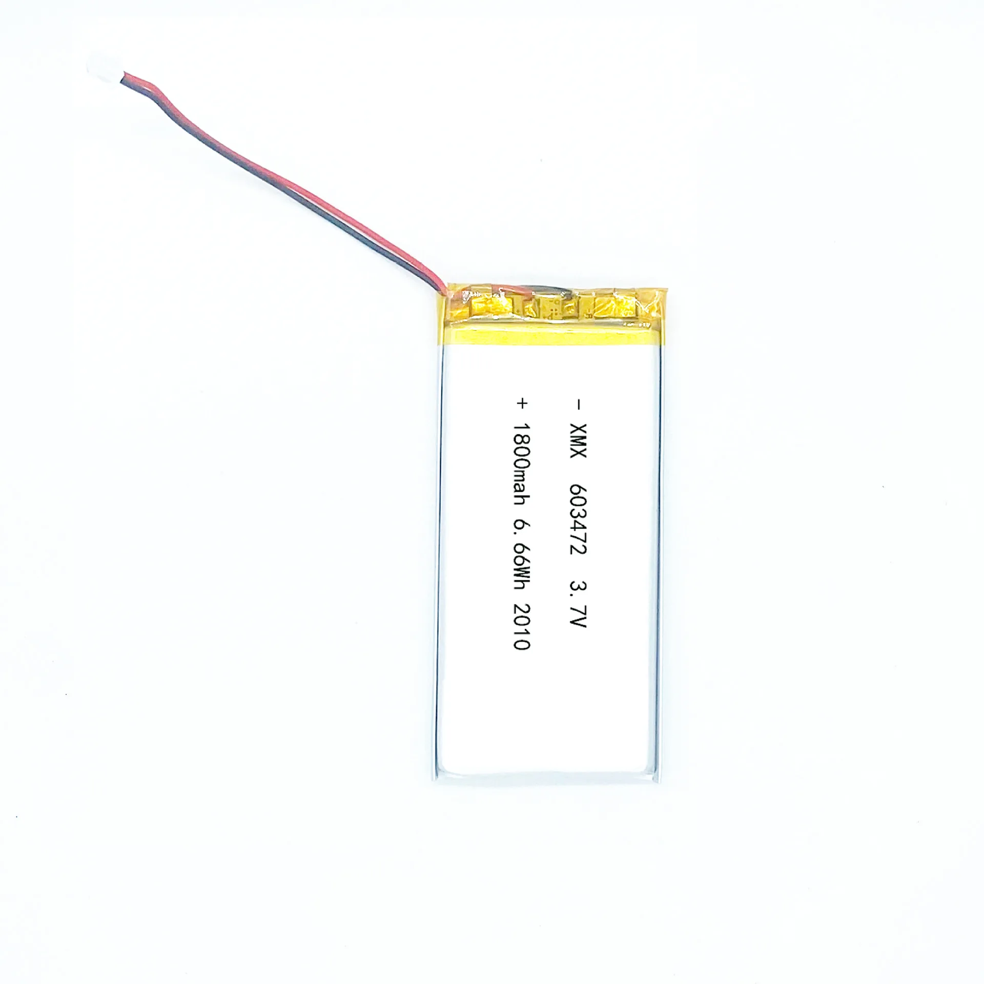 XMX True Capacity 603472 1800Mah 3.7V Rechargeable Lithium Battery for Mobile Phone Charging Case Remote Control Makeup Mirror H23651f63c712458d8bc174eb9c4d2ebch