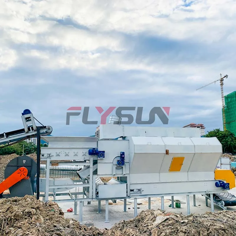 Оборудование для управления коммунальными отходами, пластиковая сортировочная машина, Городская линия для сортировки мусора