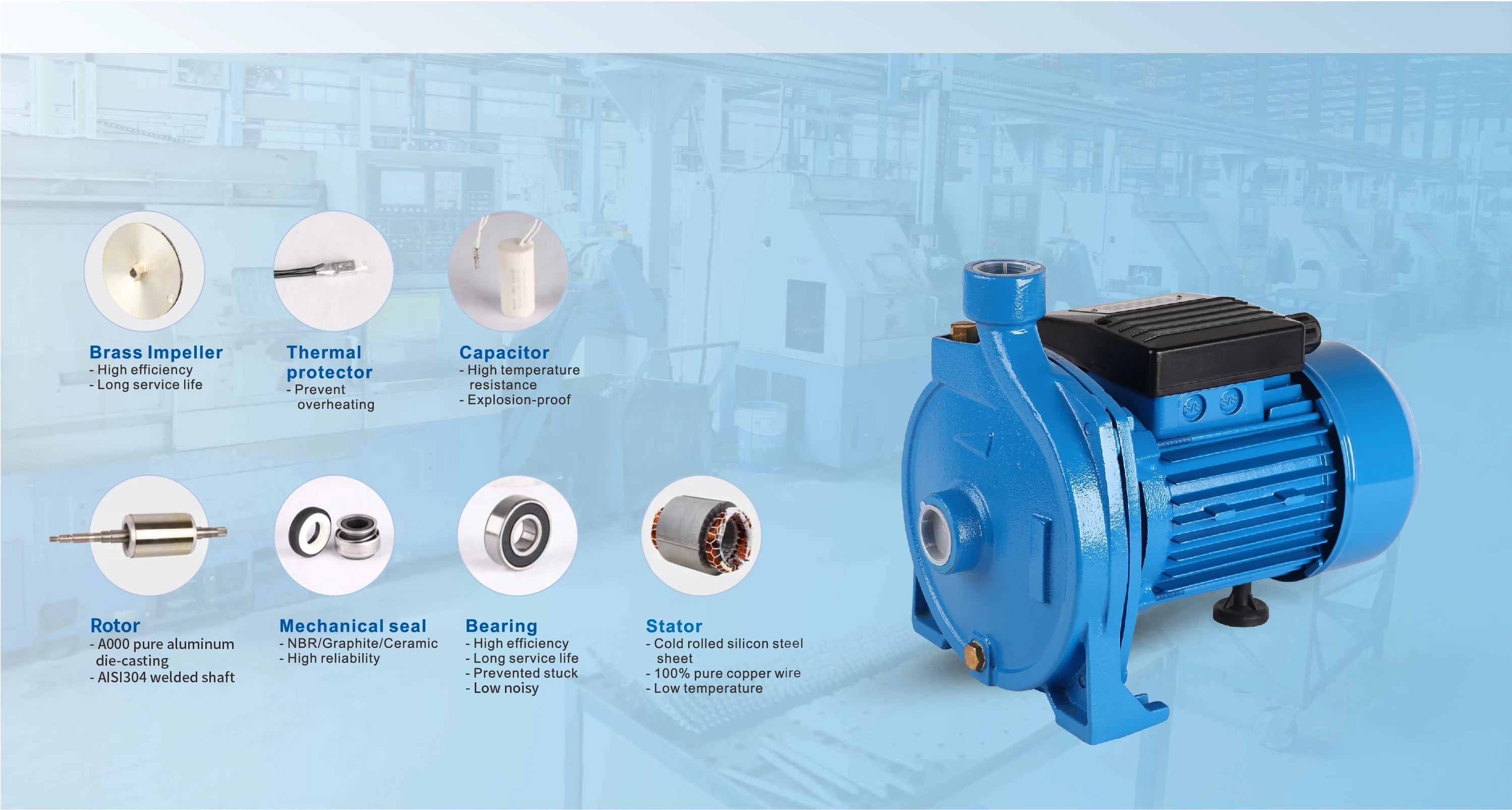 3hp Ac Motor Pump Electric Centrifugal Water Pumps For Irrigation Buy