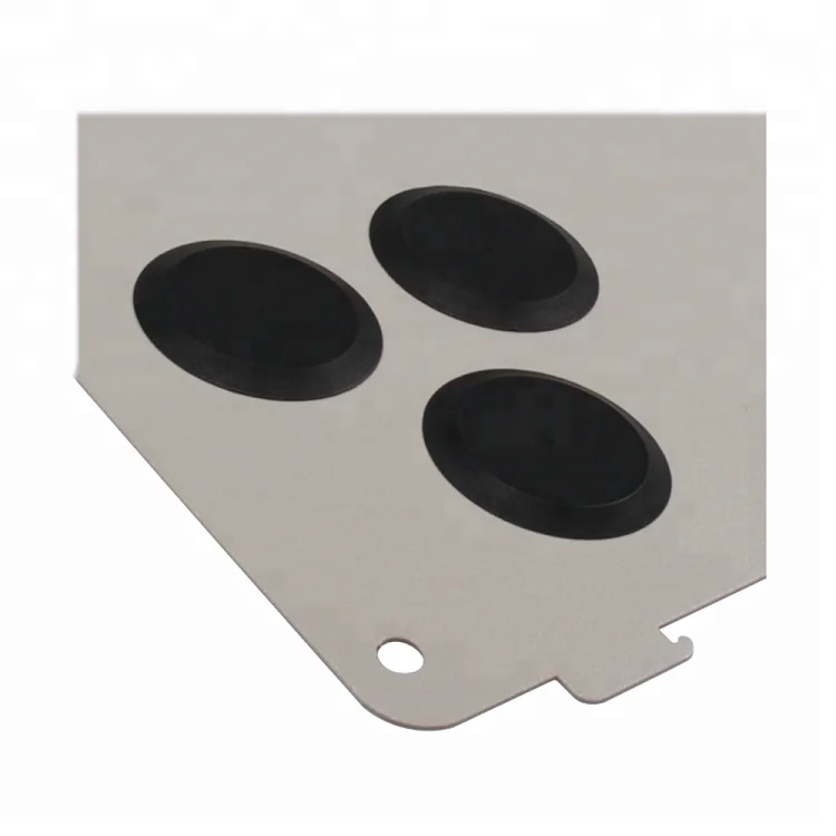 10) 9/16" Inch Black Plastic FLUSH MOUNT HOLE PLUG Sheet Metal Auto - View #5