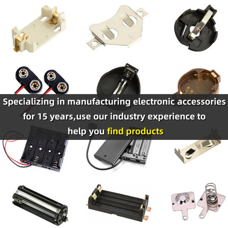 Aa Button Battery Holder Box 6v Smt 4 Slots 4aa Plastic Battery Holder