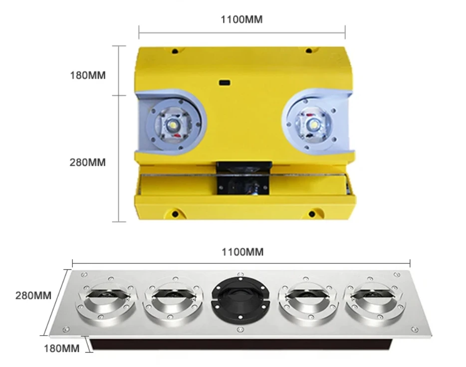 Fixed Under Vehicle Inspection System Car Bomb Bank Security Inspection Scanner for Vehicle Scanning  Bomb Scanning