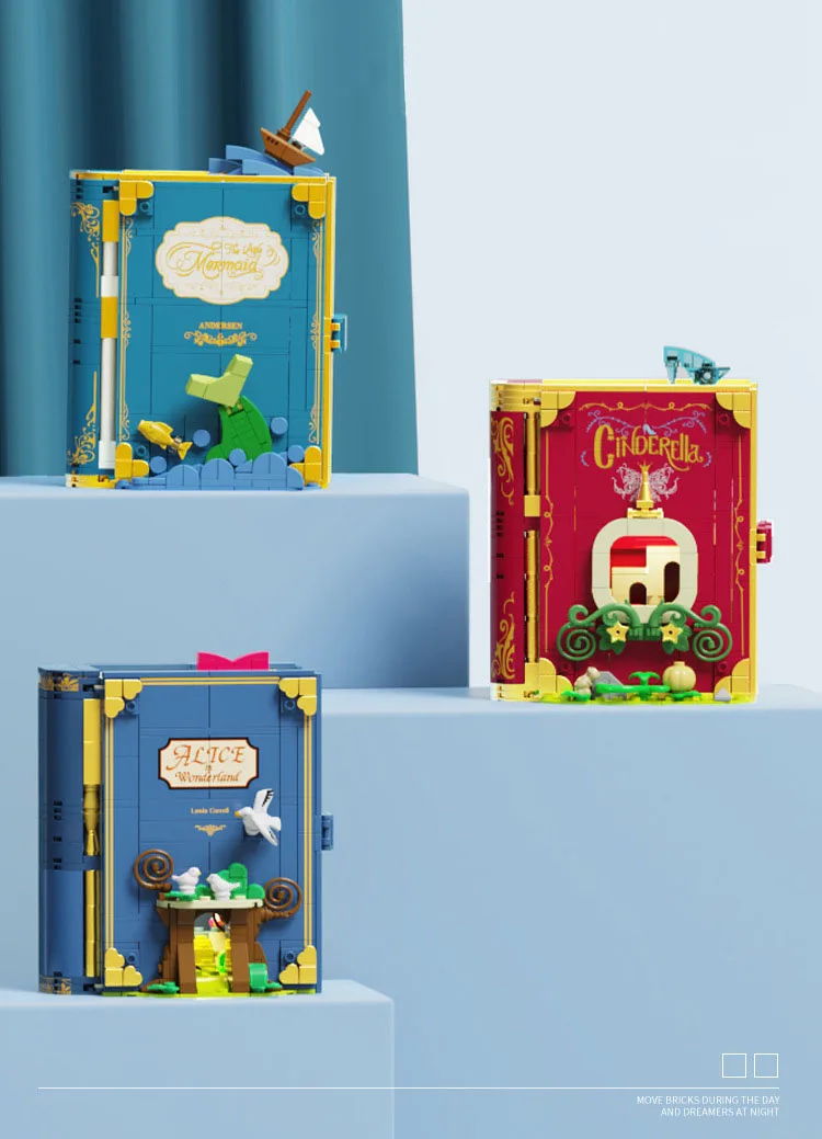 WEKKI™ Alice in Wonderland Building Blocks（Free Exquisite