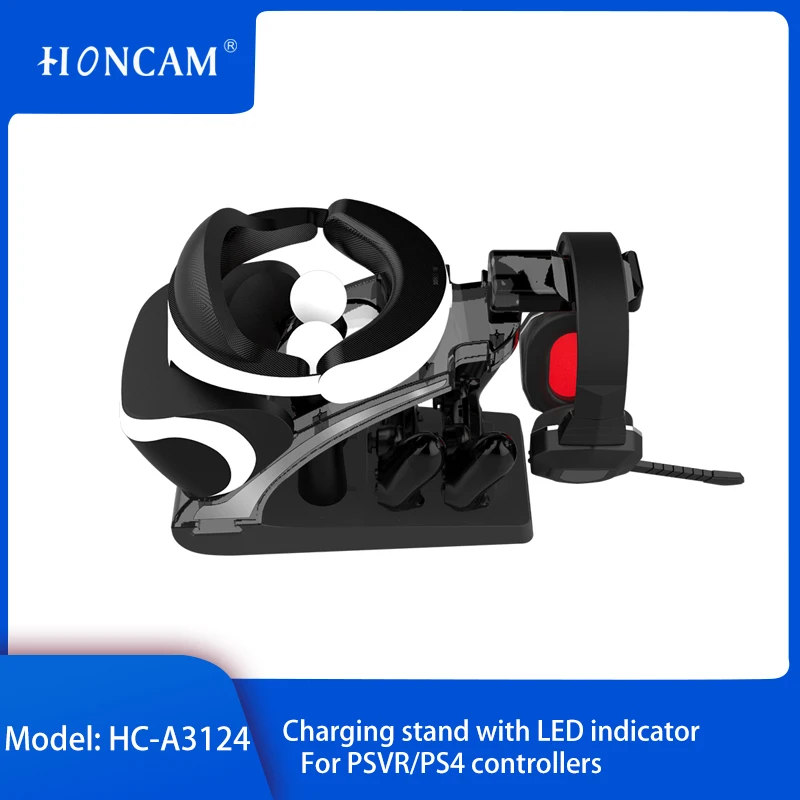 Honcam PS VR Charger Stand VR PS4 Console Slim Headset 500gb for ...