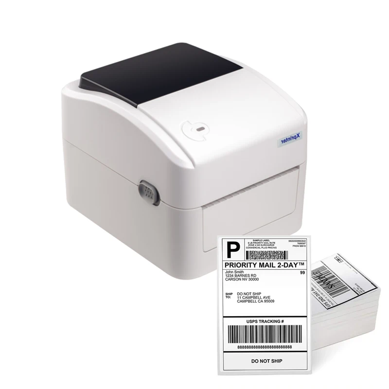 XP-420B Direct Thermal Label Printer A6 Waybill Etikettendrucker PCBA Phomemo Barcode 4x6 Shipping Label Sticker Thermal Printer