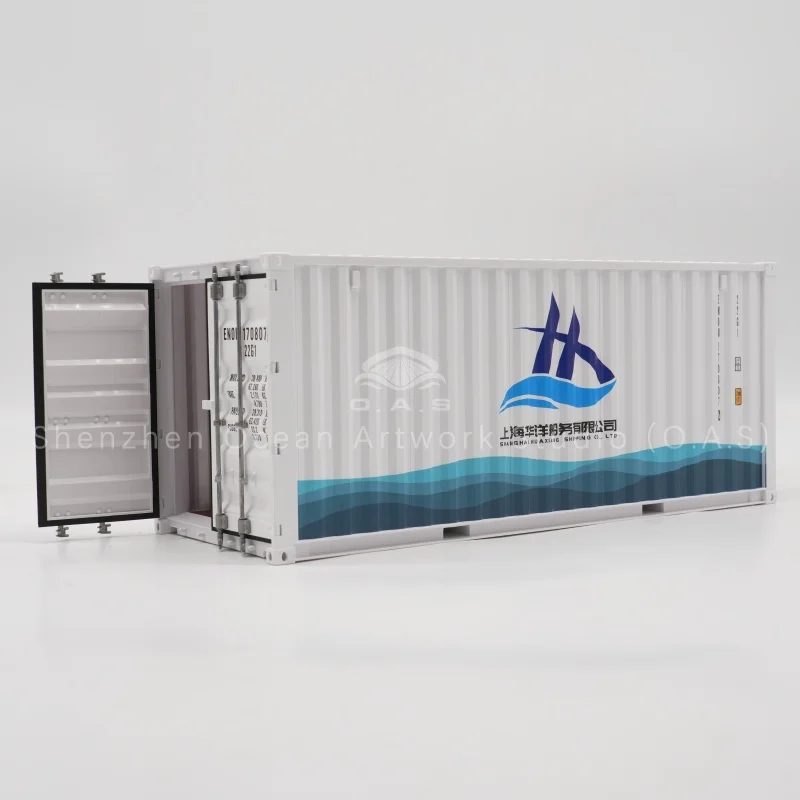 【L】O.A.S Container Model Factory Tilpasset Skala 1:20 Plastikhåndværk Fragtbokse HXCW Containermodel