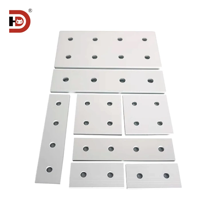 Industrial Aluminum Profiles, Long/square Aluminum Connecting Plates, Reinforced Fasteners, Connecting Aluminum Plates factory