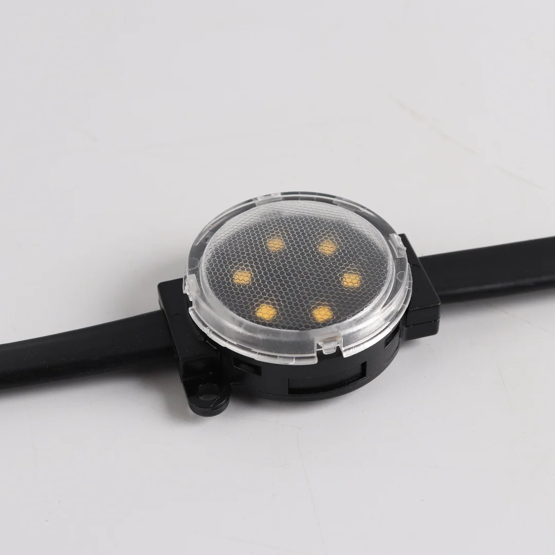 50mm Pixel RGBW Waterproof LED Point Light Source DMX512 High Brightness For Facade