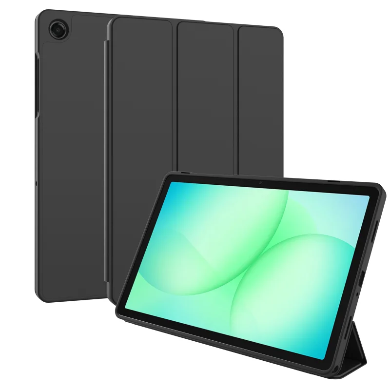 Premium Anti-Drop Leather Stand Tablet Cover Supports auto wake and sleep functionality Case For Samsung Galaxy Tab A11+ / A9+