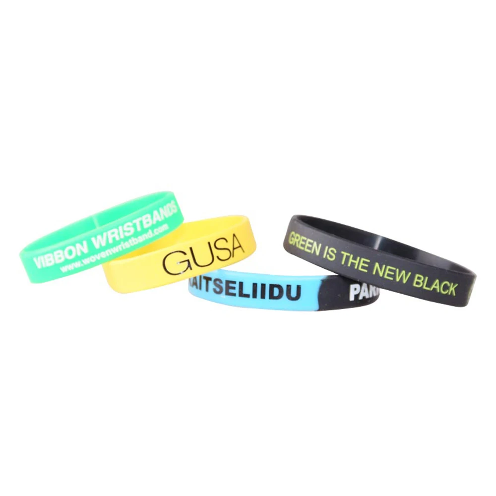 product custom logo decorative rfid silicone wristbands cheap promotional advertising gifts decorative rubber band bracelets-3
