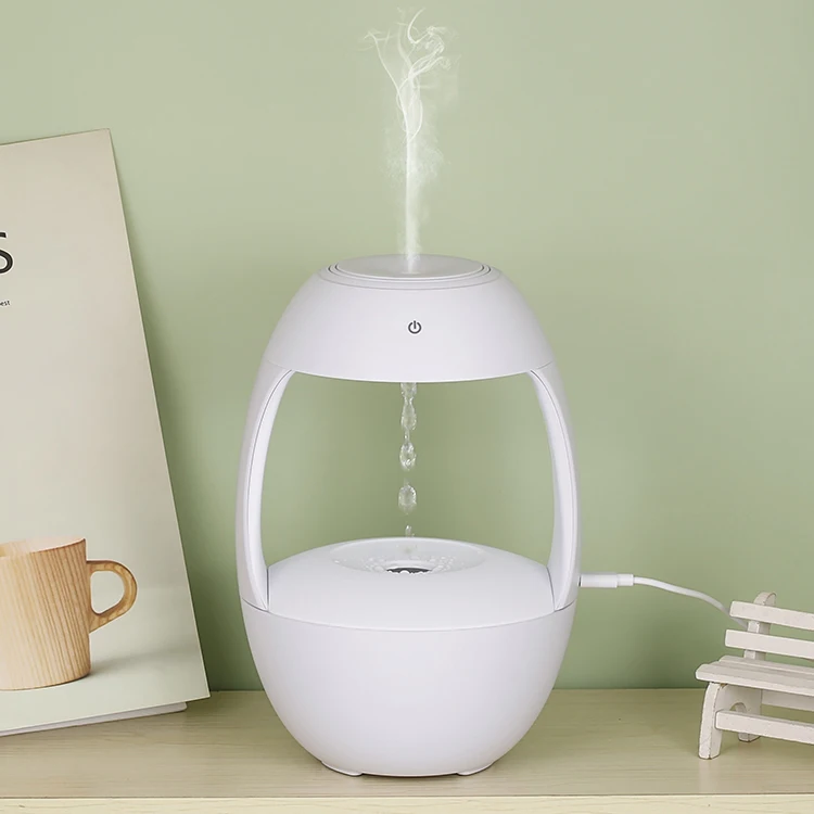 Anti Gravity Water Drop Aroma Diffuser Single Arm New Design Anti-gravity Air Humidifier Yoga Diffuser