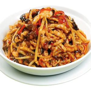 Ready to Eat Wholesale Frozen Chinese Instant Food Shredded Pork with Garlic Sauce