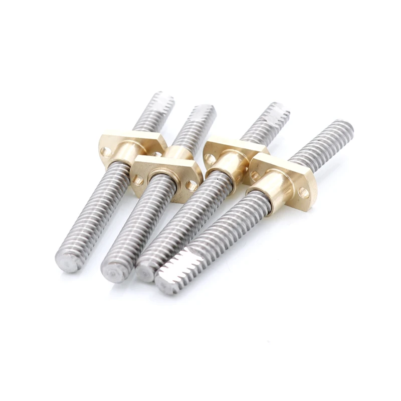 T5 T6 T8 T10 T12 Stainless Steel Trapezoidal Screw Lead Screw with