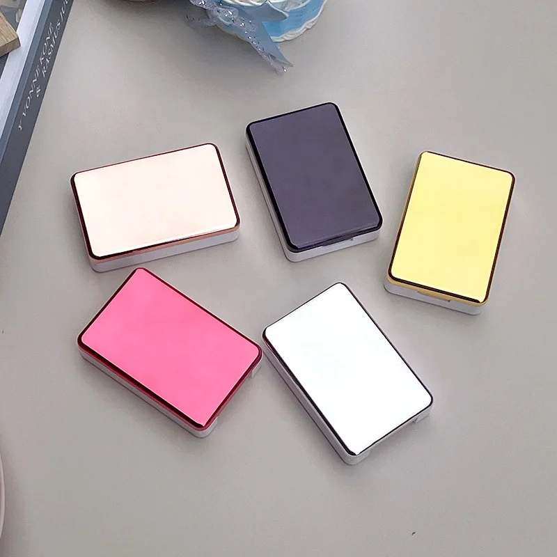 Wholesale Contact Lens Double Cases Plastic Realcon SLH-001 CN BEI 55mm L *12mm G Blue Green Pink Orange White Black