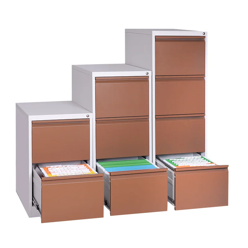 China Factory office steel 4 tier filing cabinet A4 file cabinet drawer metal storage drawer cabinet