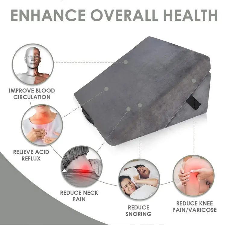 Orthopedic Anti Snoring Wedges Back Positioning Elevation Pillows