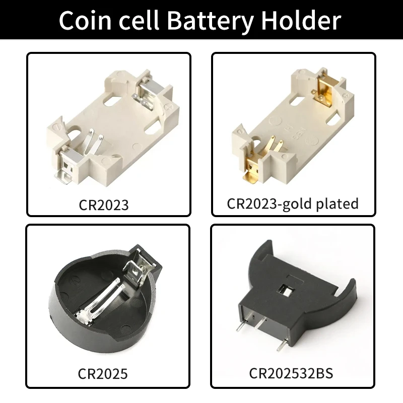 8aa 12v Battery Holder Case Smt Aa 8slots Plastic Button Battery Holder