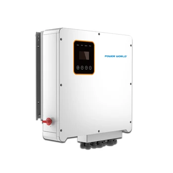 Power World smart low frequency easy 5.5kw 8kw 7kw grid tie on grid 3 phase hybrid solar inverter