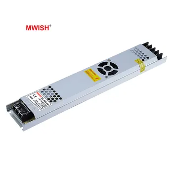High Compatibility Mwish Sl-400-24 With Fan 400W 24V 16.7A Dining Area Lighting Led Strip Smps Switching Power Supply