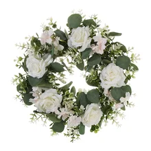 premium outdoor halloween fall grave funerals rose decorative flowers wreaths and plants ivy garland wedding  for front door