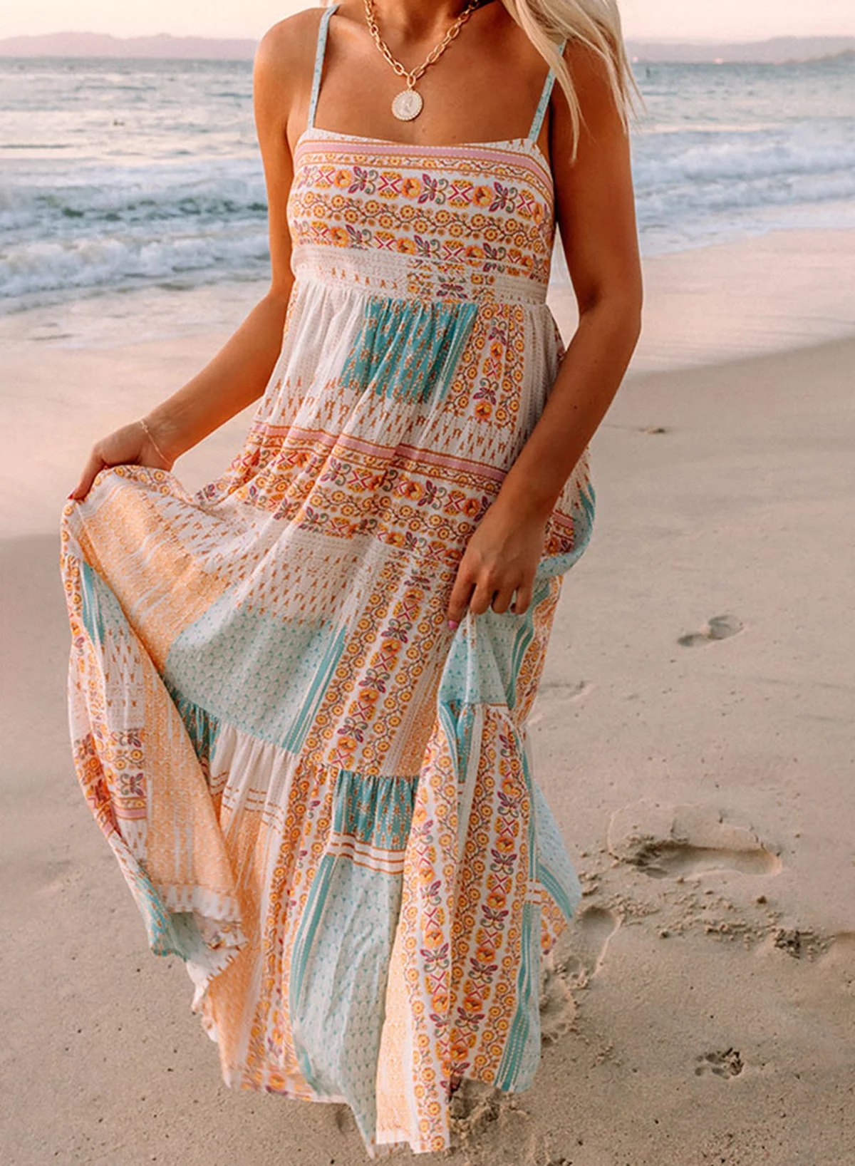 Dearlover Oem Odm Custom Wholesale Fast Shipping 2023 Boho Style Print