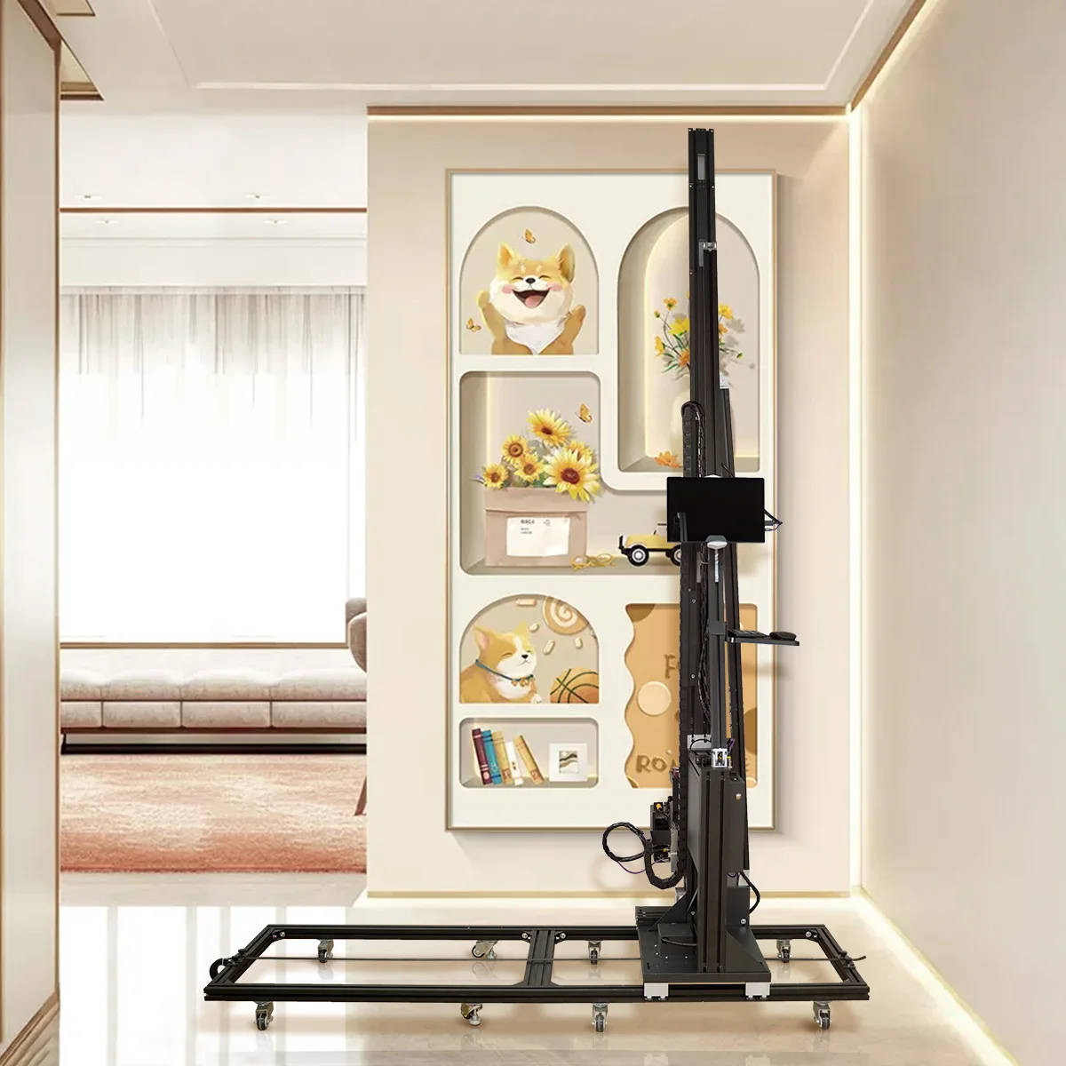 Maxwave 3D Automatic Vertical Wall Printer for New Profitable Business Opportunity