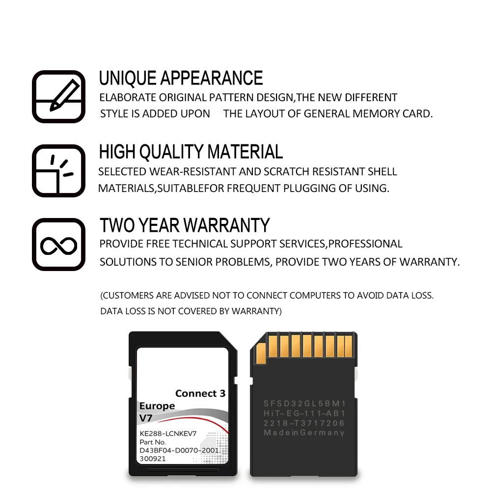 Car Gps Map Sd Carte Navigation Cid 8gb 16gb 32gb Custom Memorial For