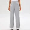 straight leg pants-Grey