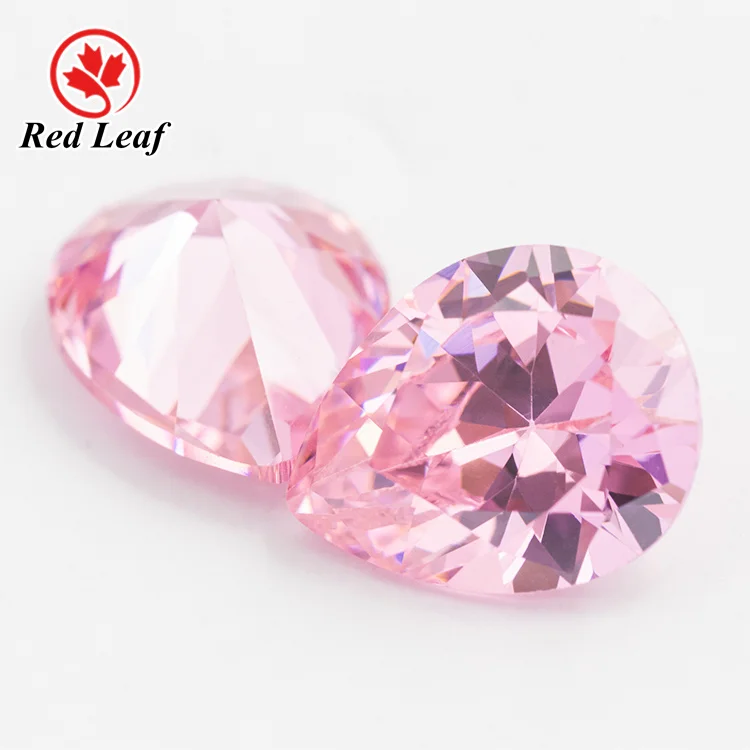 Pear Cut Cubic Zirconia Stones For Sale Redleaf Synthetic CZ Gems