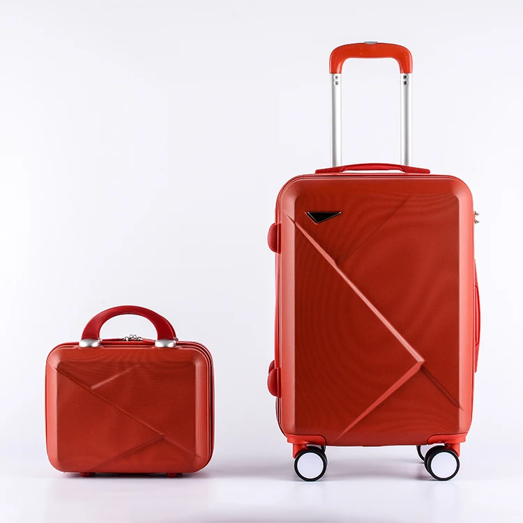 Комплект чемоданов из жесткого АБС-пластика для переноски и путешествий, 2 шт.