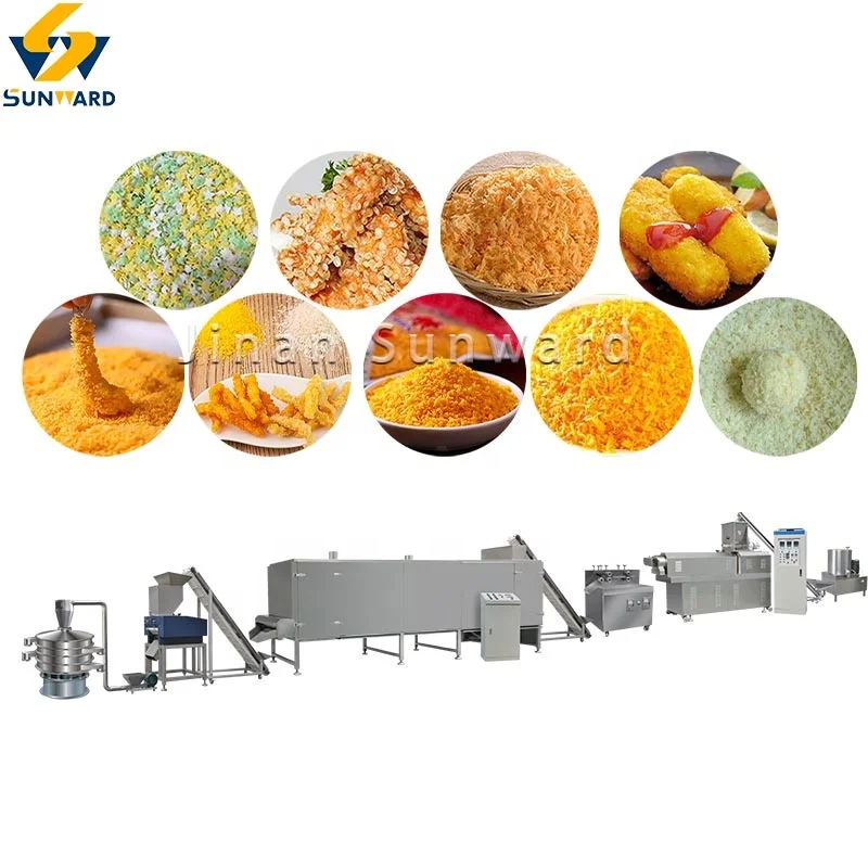 Full Automatic New Design 100-200 Kg/h Capacity Breadcrumb Maker ...