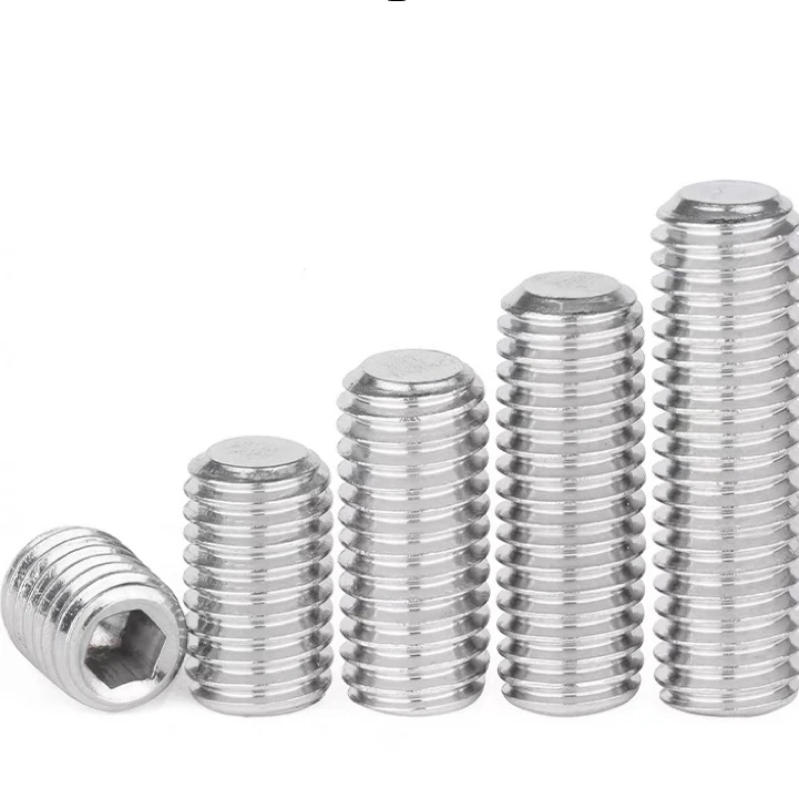 Stainless Steel Hexagon Drive Point Grub Screw For Machine Din 916/Din 913