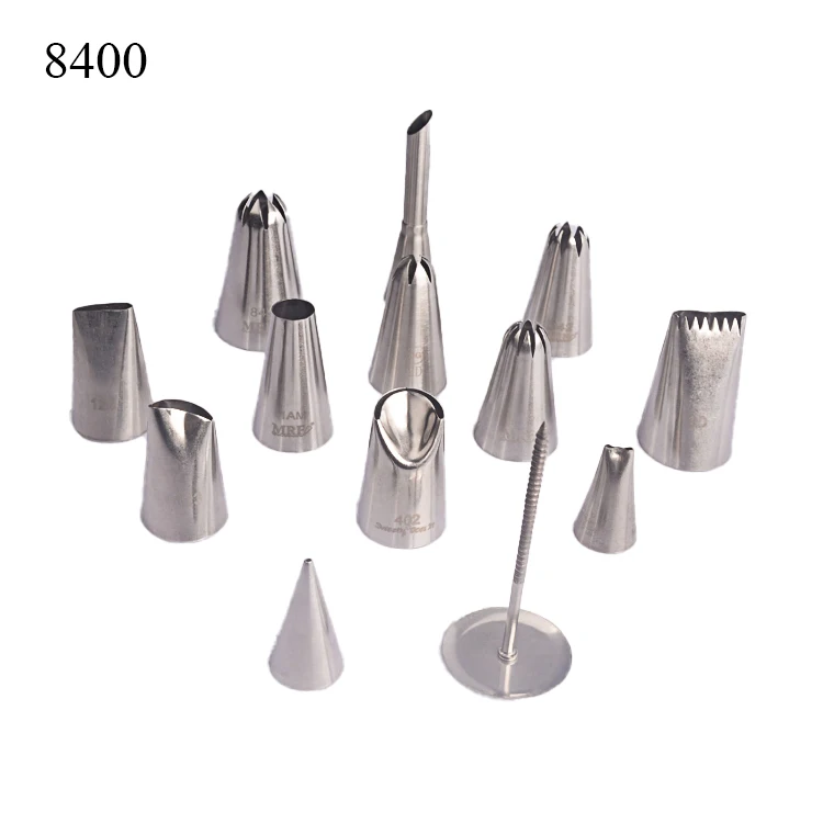 Bakest Stainless Steel Cake Puff Decorating Nozzle Piping Tip With Multiple Type Selection