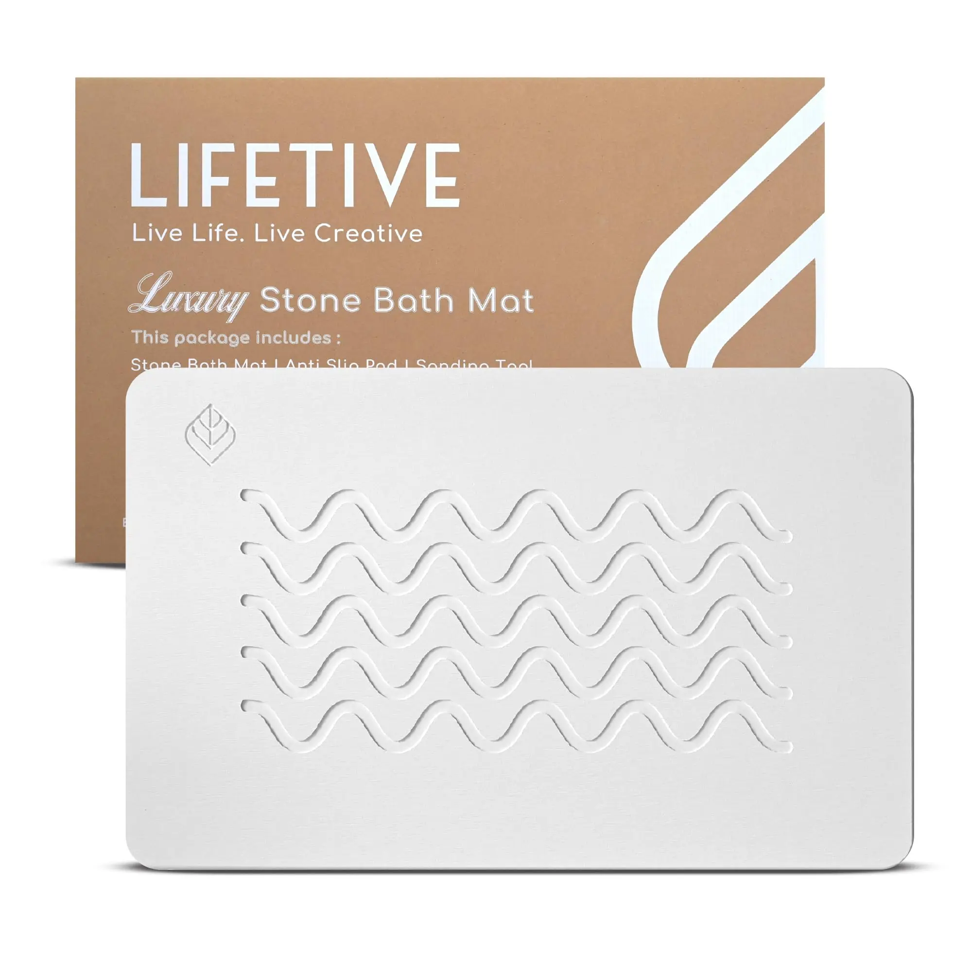 Marbrasse Diatomaceous Earth Bath Stone Mat