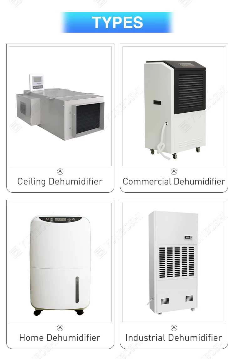 Commercial Air Purifier Dehumidifier 90l Portable Air Conditioner Room Electric Plastic