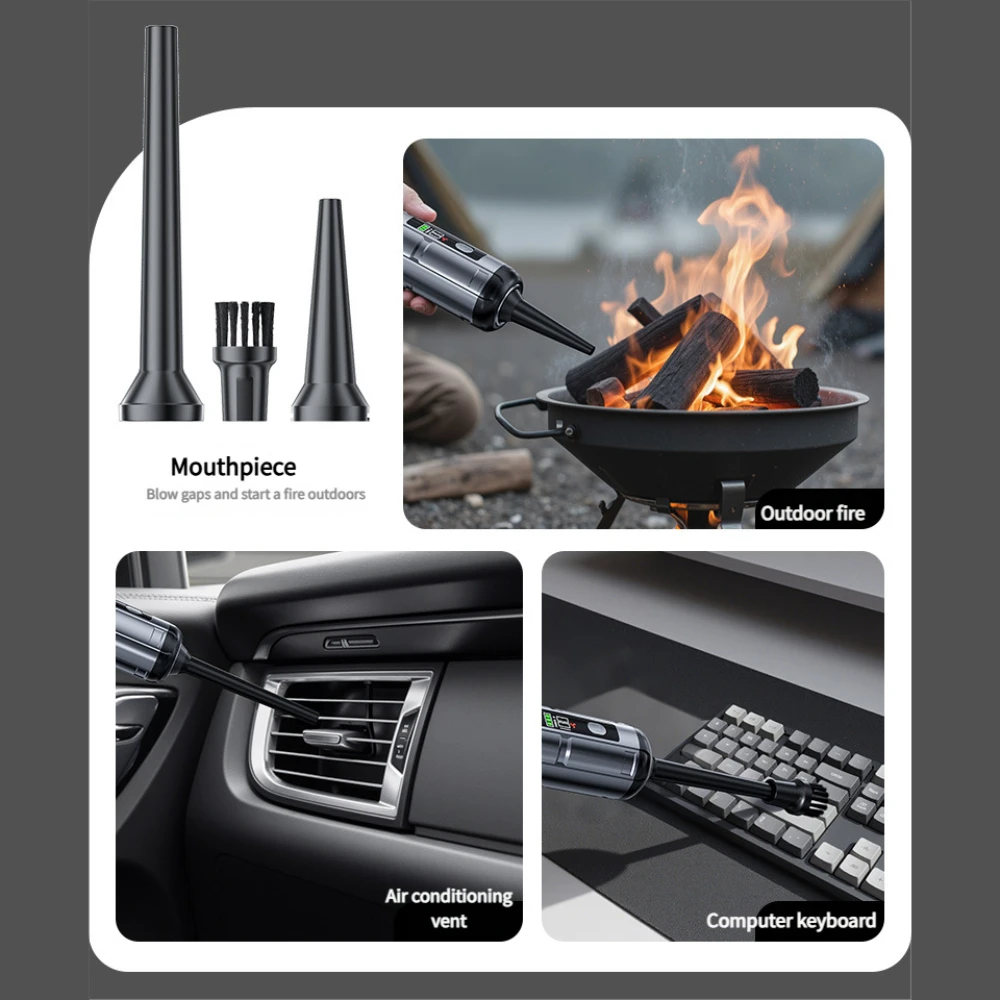15000pa High Power Suction Rechargeable Wireless Vacuum Cleaner for Car Portable Handheld Cordless Car Vacuum Cleaner - view 5