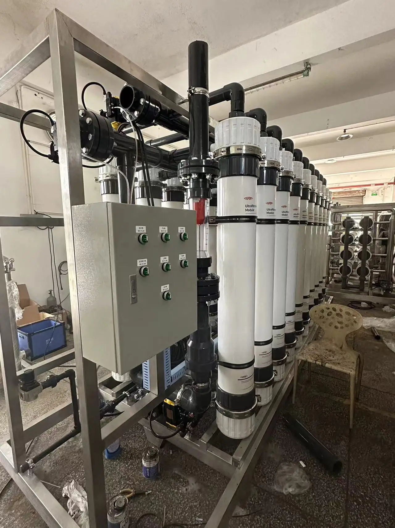 High Flow Pvdf Uf Membrane Ultrafiltration System With Hollow Fiber Membrane Uf Plant