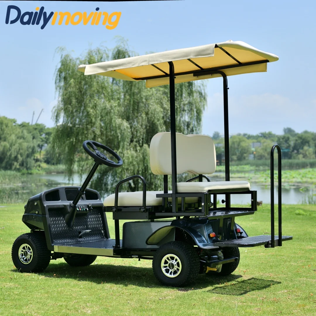 Высокомощная Складная мини-тележка для гольфа взрослых