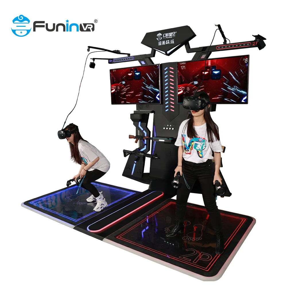 Funin VR FPS Arena Music Game Standing Vr Virtual Reality 9d Vr Gun Game Machine Shooting Game