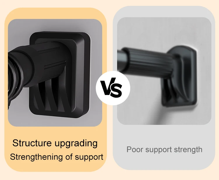 2024 New upgraded nonpunching adjustable length telescopic clothes