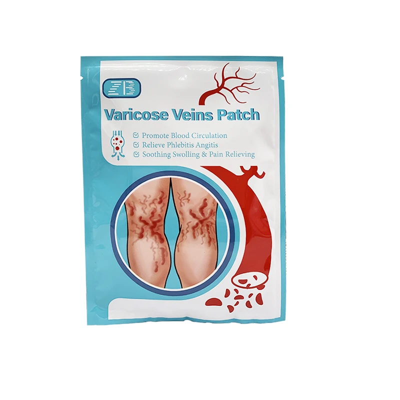ZB 12pcs/bag Varicose Veins Patch Patches for Leg Blood Circulation Plaster Phlebitis Health Care