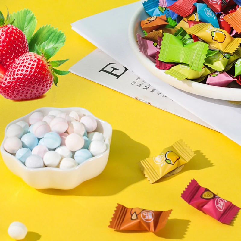 Factory Price Bulk Custom Packaging Fresh Breath Floral Flavor Compressed Hard Candy Cool Mints and Candies for Wholesale