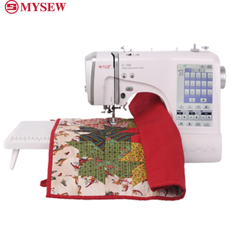 Бытовая вышивальная машина компьютеризированная многофункциональная Вышивка футболки логотип