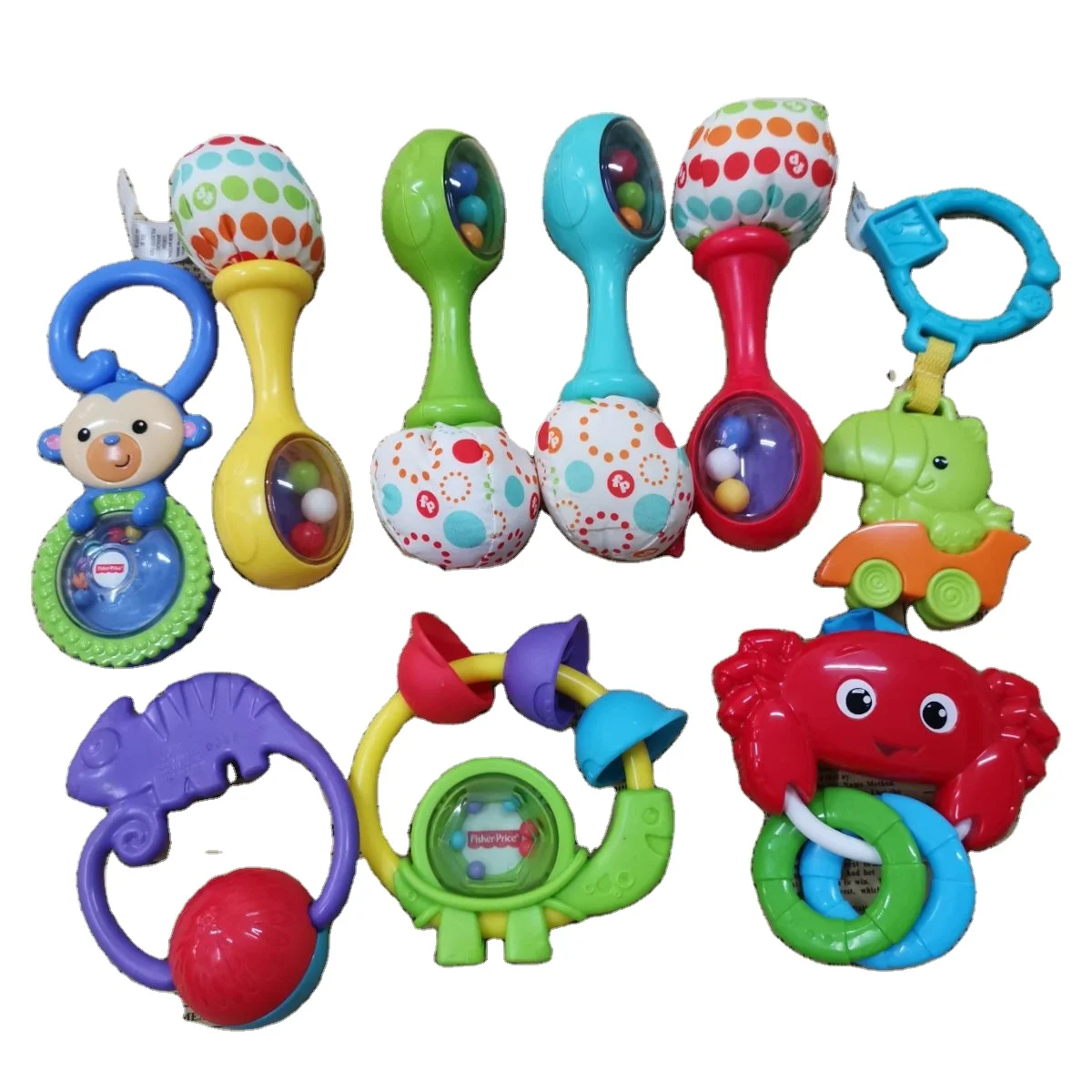 Newborn musical instrument toy baby rattle shaking jingle stick baby noise making education toys