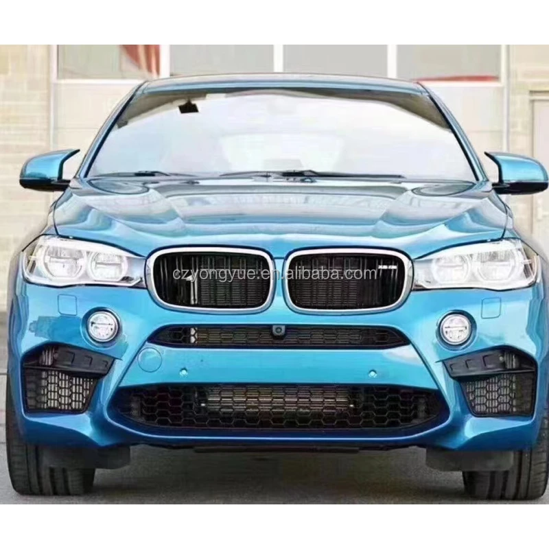 Carbon Fiber M Competition Bodykit Face Lift Set White Full Wide X6m Body Kit for BMW X6 F16 LCI 2013 2014 2015 2016 2017 2018