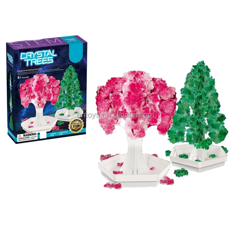 Giocattolo Educativo STEM per Bambini, Set Chimico Albero di Cristallo Magico, Gioco di Apprendimento Scientifico
