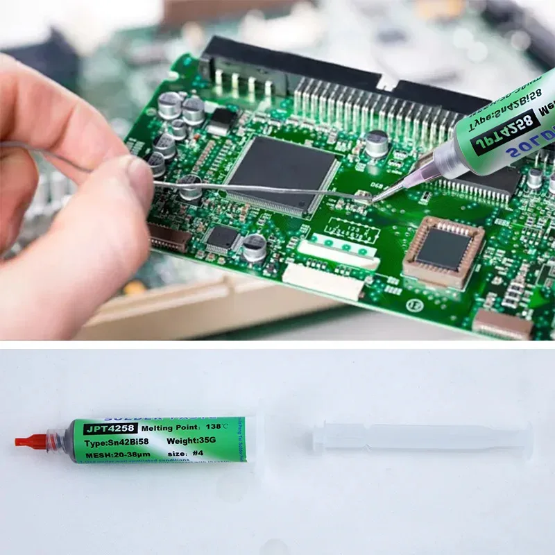 183 Degree Nano Syringe Solder Paste Liquid Solder Tin Paste for Phone PCB SMD Repair Welding Flux Ock & FPC Connector